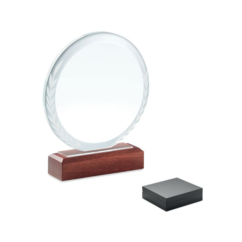 Placa de condecoração redonda