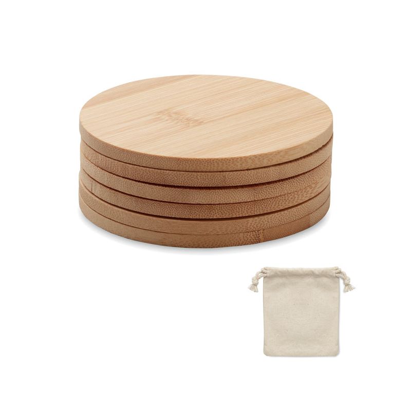 Conjunto de 6 bases para copos