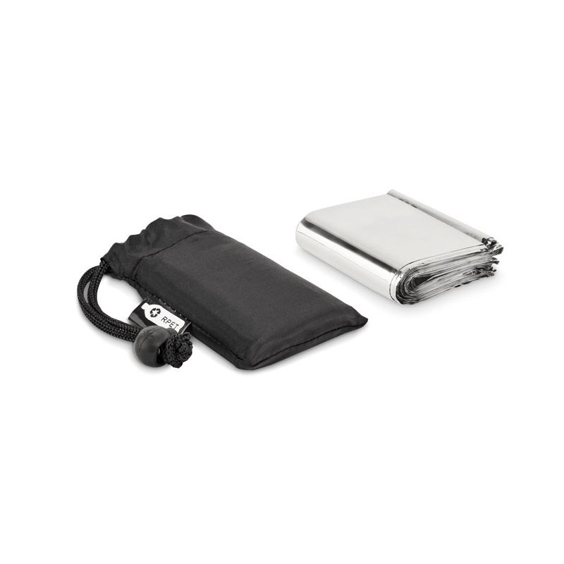 Manta de emergência em saco