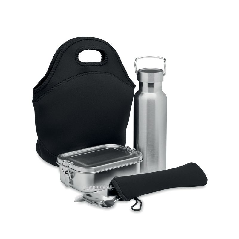 Set almoço em aço inoxidável