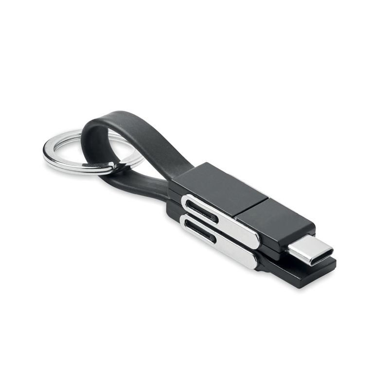 Porta-chaves com cabo 4 em 1