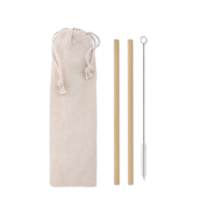 Palhinha bambu escova bolsa