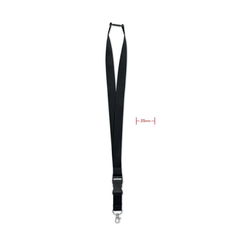 Lanyard 25mm gancho de metal