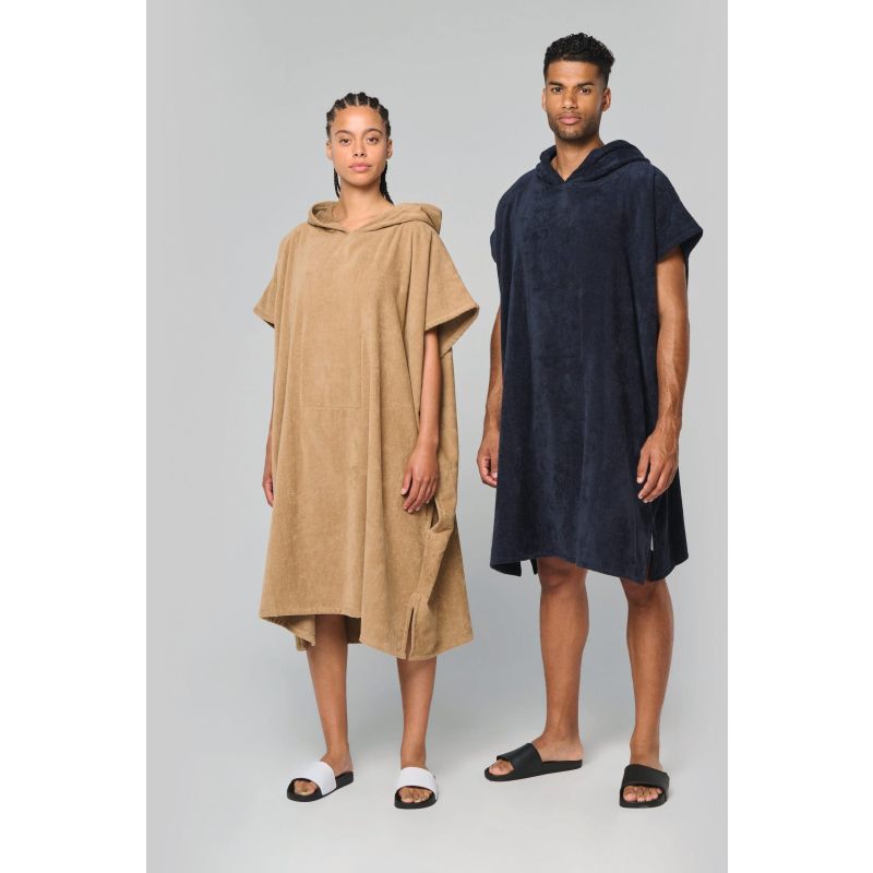 Poncho turco com capuz unissexo