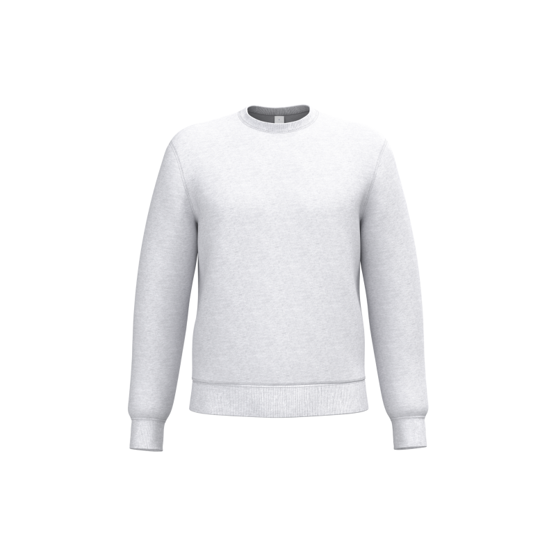 Sweatshirt decote redondo unissexo