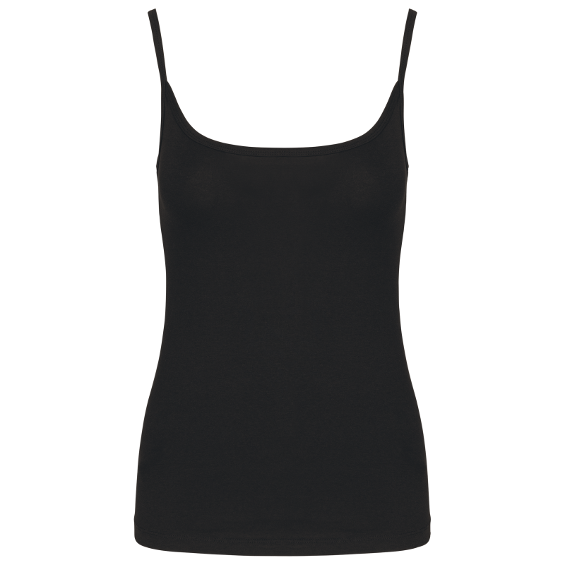 Top de alças de senhora