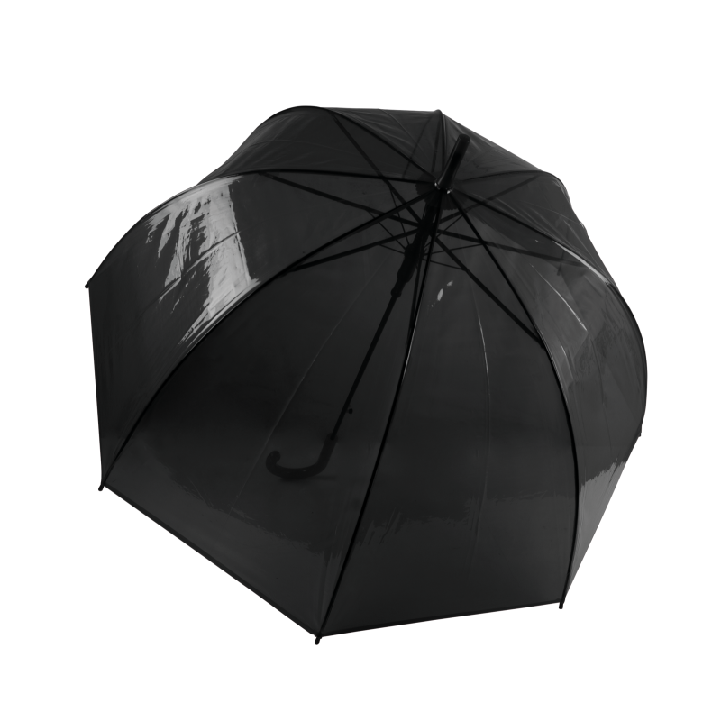 Chapéu-de-chuva transparente