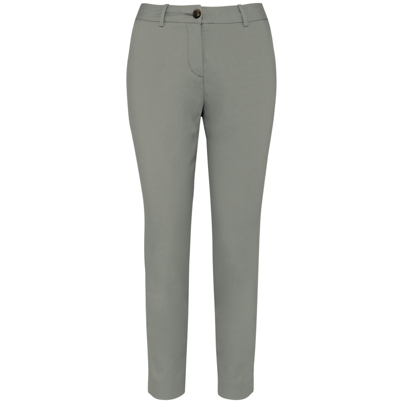 Calças chino 7/8 eco-responsáveis de senhora