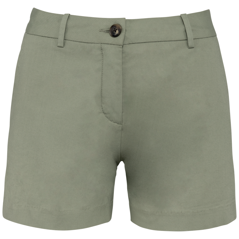 Bermuda chino eco-responsável de senhora