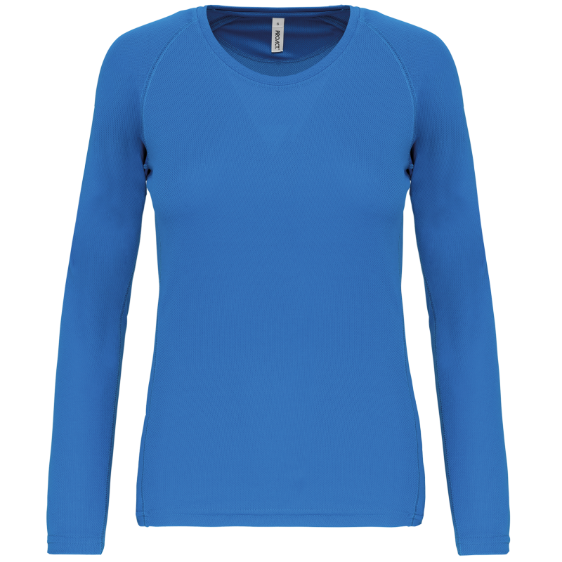 T-shirt de senhora de desporto de manga comprida