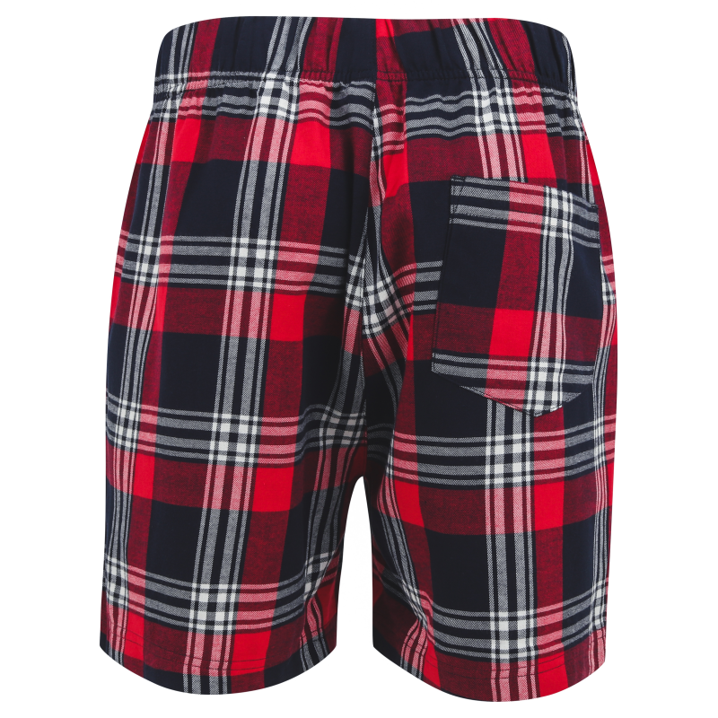 Calções com motivo tartan