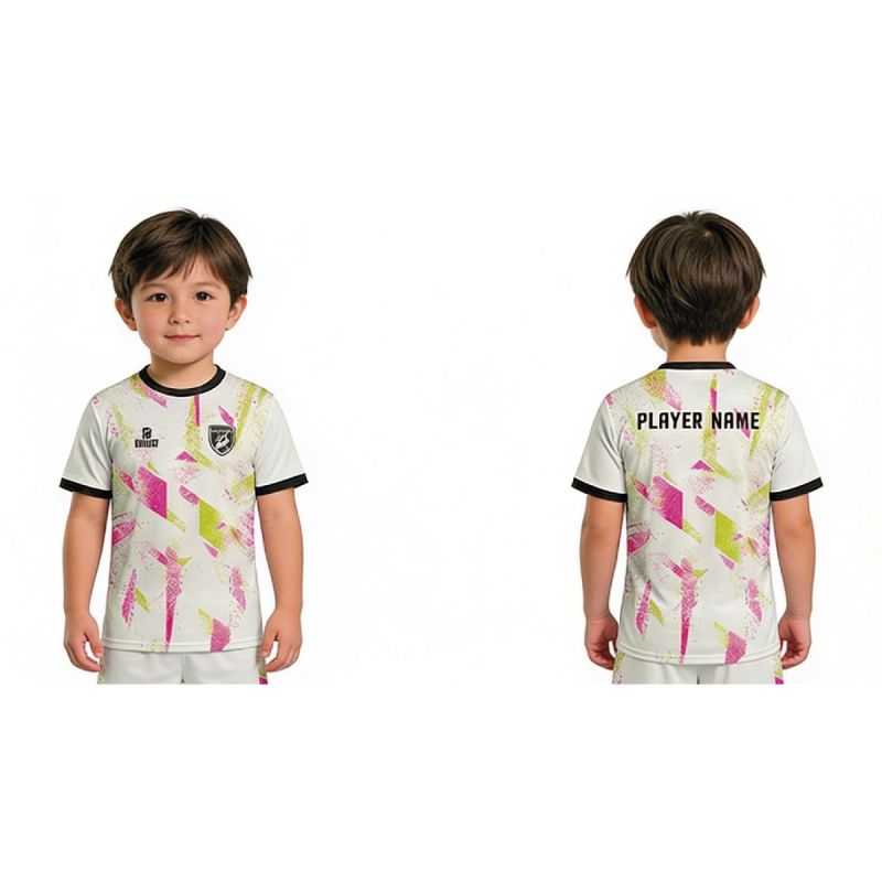 T-shirt Kinder Spielbekleidung 100% Personalisiert COURT, MIKROPERFORIERT