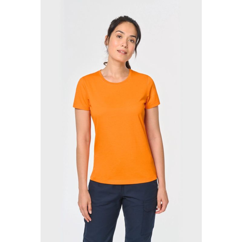 T-shirt com tratamento antibacteriano de senhora
