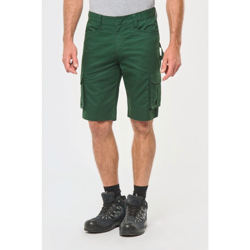 Bermuda multibolsos eco-responsável de homem